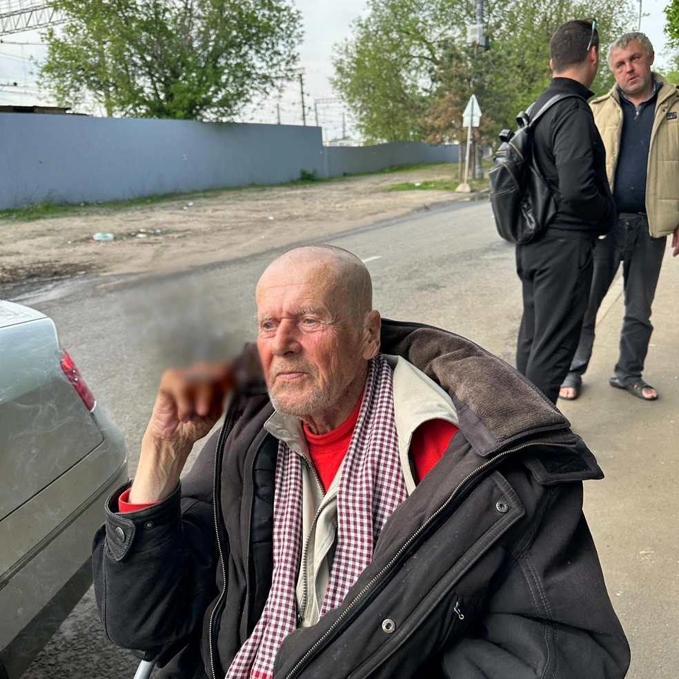 Владимир Прокофьевич говорит, что он ветеран Афганистана | Источник: Андрей Кузнецов / MSK1.RU