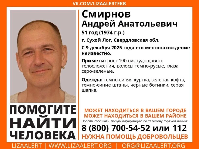 Источник: поисковый отряд «ЛизаАлерт»