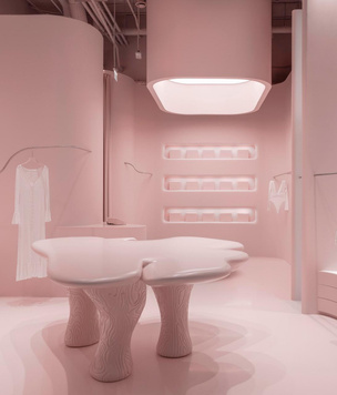 Розовая жемчужина: бутик Embody по проекту Muno Design