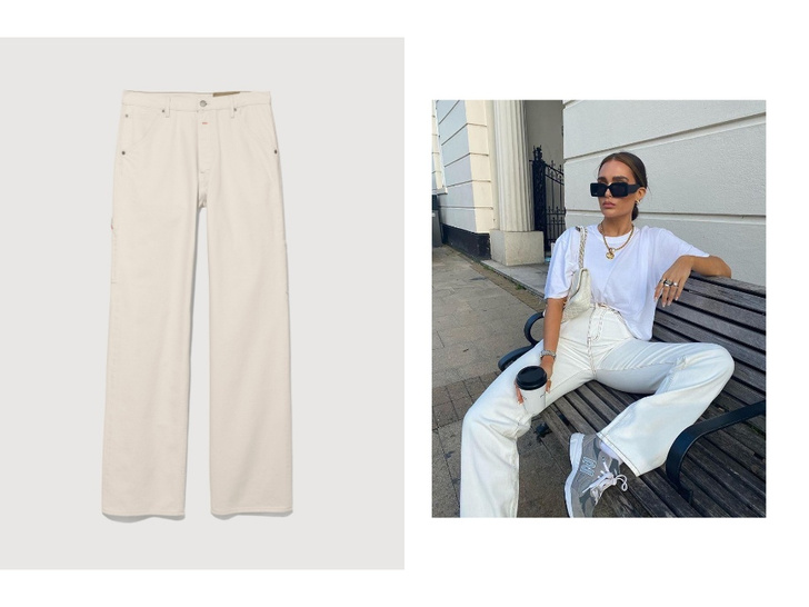 Модные, белые, твои: самые актуальные джинсы из светлого денима