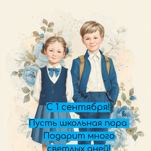 открытка с 1 сентября, открытка с днем 1 сентября, открытка с днем знаний, открытки с днем знаний 1 сентября, открытка с 1 сентября первокласснику, открытки с 1 сентября учителю, открытка поздравление с 1 сентября | Источник: theDay/Midjourney