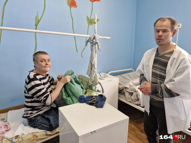 В больнице пара чувствует себя довольно комфортно | Источник: Виктория Федорова / 164.RU
