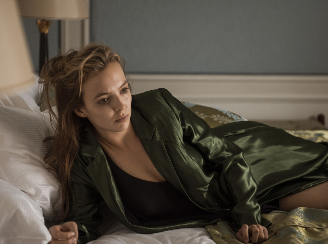 Атласное пальто Jason Wu