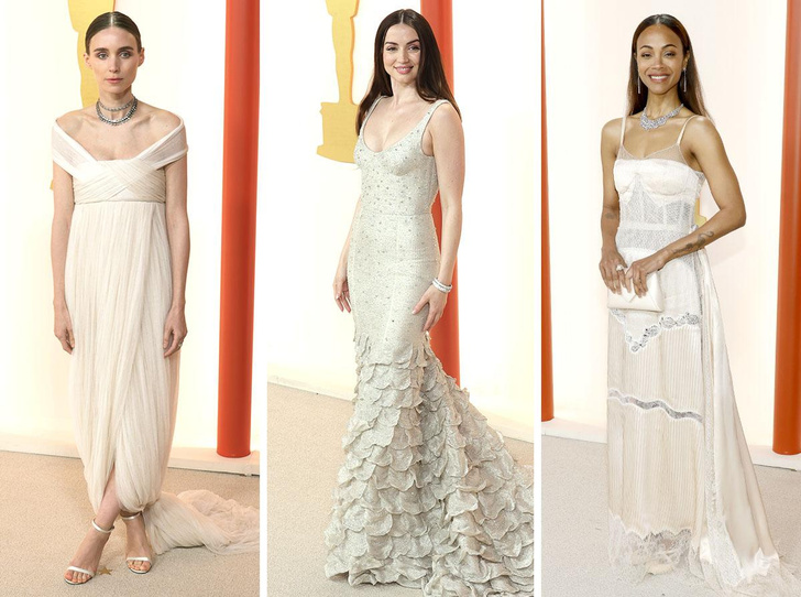 Провал стилиста: самые неудачные платья на премии «Оскар-2023», которые слились с ковровой дорожкой
