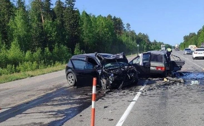 Авария случилась утром | Источник: Госавтоинспекция Тюменской области