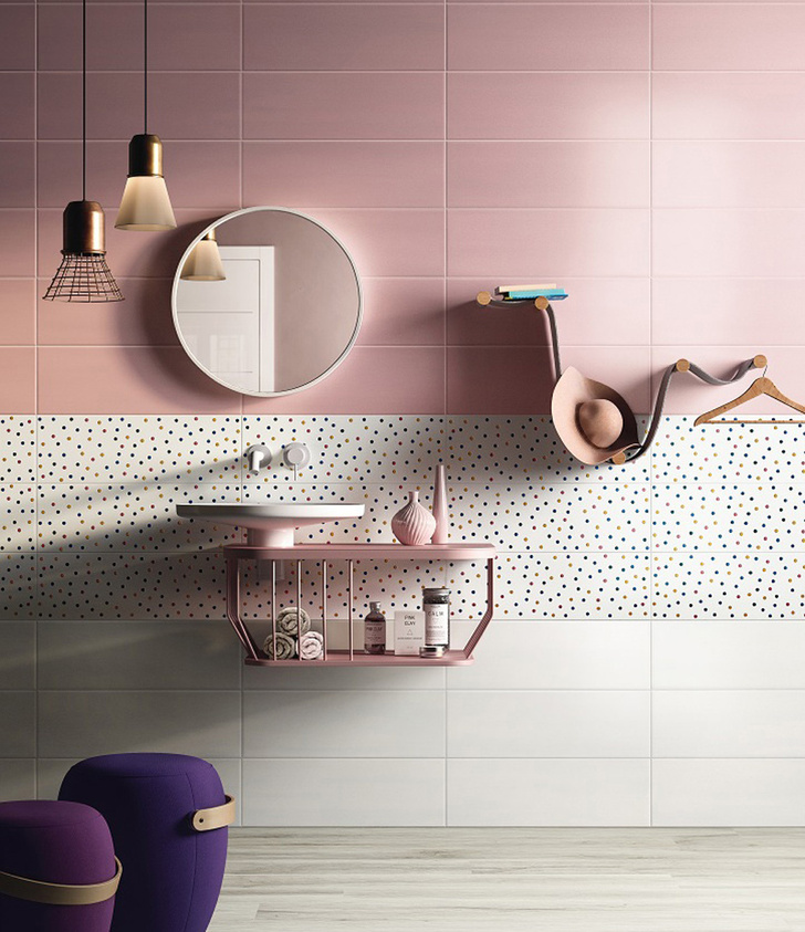 Оформляем дизайн розовой ванной, чтобы интерьер выглядел уместно �и стильно