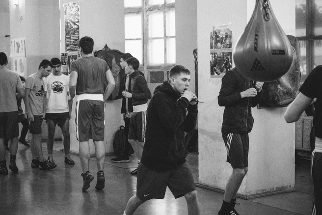 Отработка удара | Источник: Виктория Евстафьева