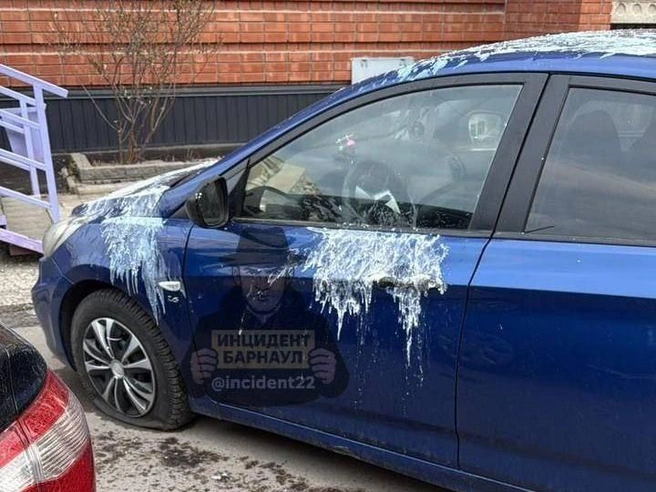 Собственники машин обрались в полицию | Источник: Telegram-канал «Инцидент Барнаул»