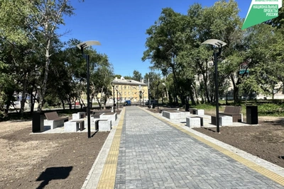В Комсомольске-на-Амуре благоустроили две территории