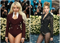 Можно ли прийти на Меt Gala в одном боди? Отвечают Сабрина Карпентер, Лиса и Доджа Кэт