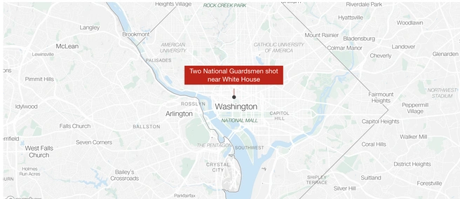 Недалеко от Белого дома в Вашингтоне произошла стрельба. Под огонь попали бойцы Нацгвардии | www.fontanka.ru