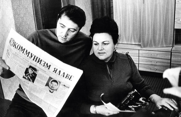 Людмила Зыкина с последним, четвертым мужем Виктором Гридиным. 1980 год