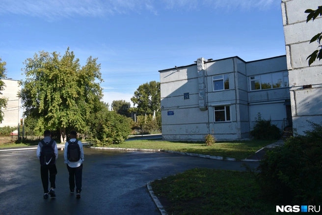 Школа находится в удаленном от городского шума зеленом уголке | Источник: Рихарда Лем / NGS.RU