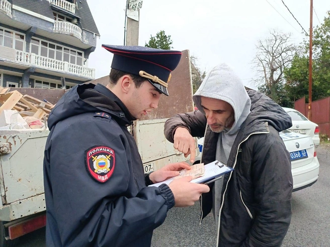 Нарушителя поймали на улице Пятигорской | Источник: sochi.ru