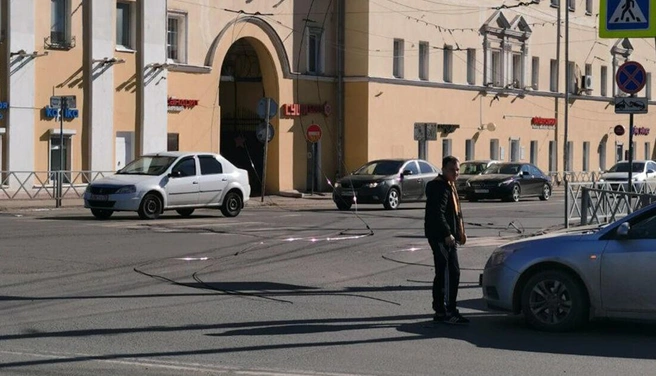 Из-за аварии пришлось менять маршруты электротранспорта | Источник: Ярославль LIVE / Vk.com