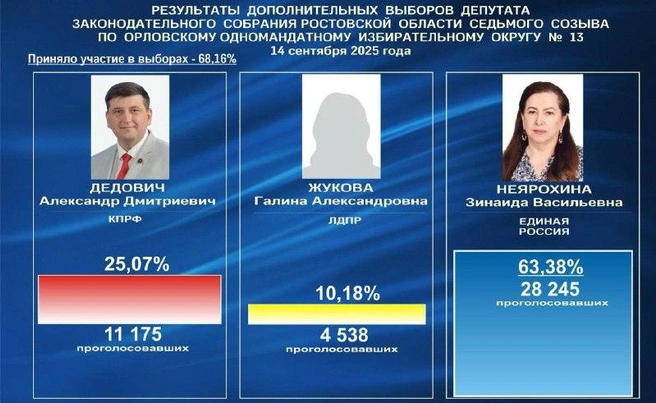 Источник: избирательная комиссия Ростовской области 