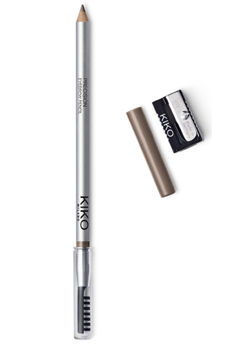 Карандаш для бровей Precision Eyebrow Pencil, KIKO MilanoТочный и четкий (за счет тугоплавких восков в составке). С щеточкой и точилкой. Большая палитра из шести оттенков.