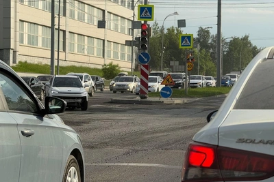 На выезде из Академического начался ремонт дороги