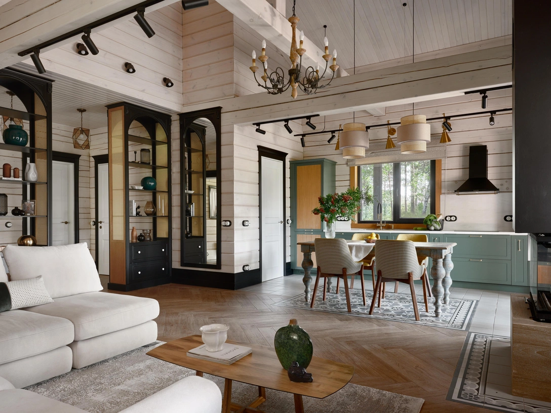 На полу — керамогранит, Atlas Concorde. Кухня выполнена на заказ. | Источник: Владимир Барабаш стиль: Екатерина Янковская