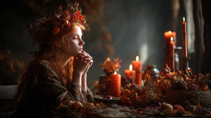 Самайн 2025: история древнего праздника и мощные ритуалы для очищения и защиты | Источник: Midjourney
