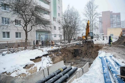 На Ржевке стартовала замена теплосетей, измеренная в корги