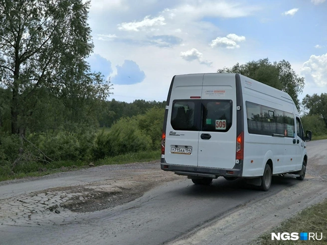 Объезжать внезапные провалы дороги в Тогучинском районе совсем непросто | Источник: читатель НГС Андрей