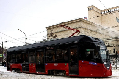 Tram Route No. 13 in Novosibirsk Fully Updated with New Cars