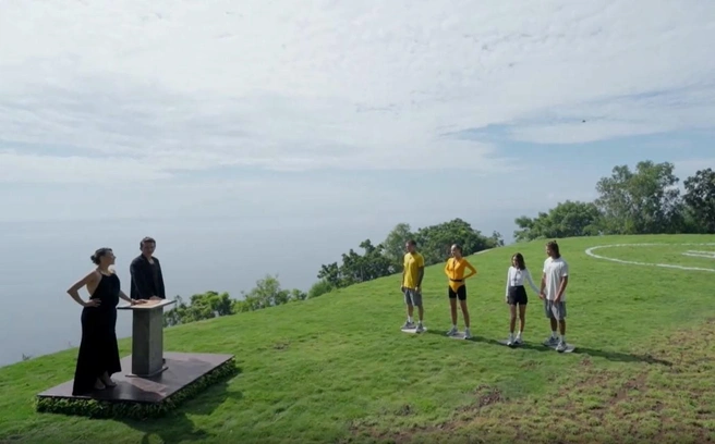 Решающее испытание финала проходило в живописных локациях острова Бали | Источник: кадр из реалити-шоу «Ставка на любовь» (16+), телеканал «Пятница», 2025 год