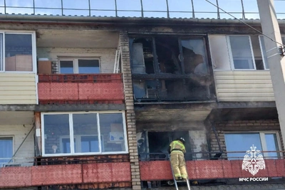 При пожаре в Горно-Алтайске погибла женщина-инвалид