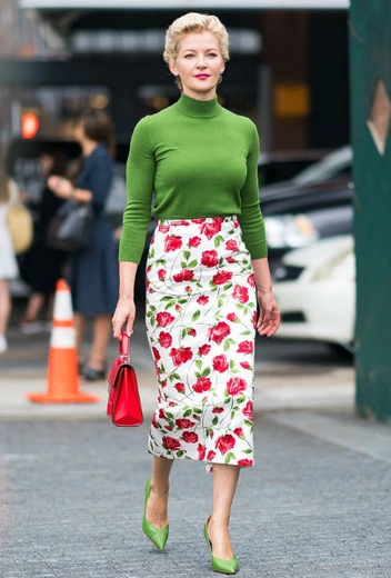 Гретхен Мол в Нью-Йорке, 12 сентября | marieclaire.ru