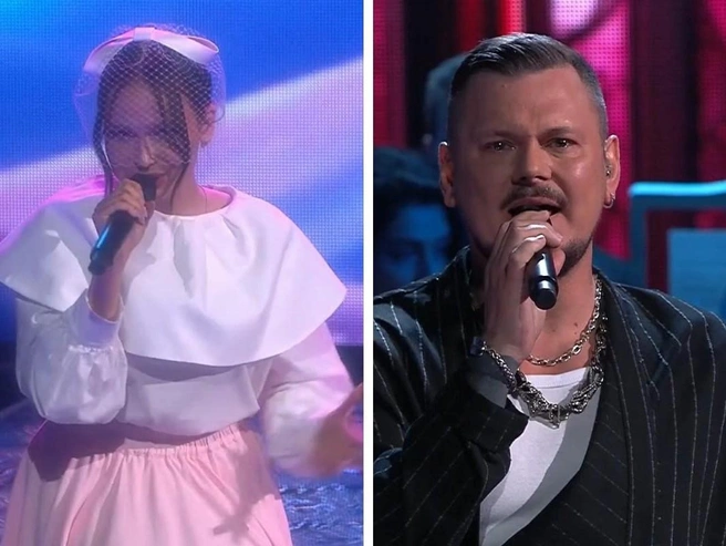 Лиана была в команде Басты, Матвей — Хиблы Герзмава | Источник: 1tv.ru