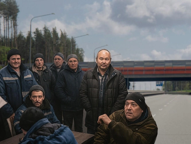 «Волгадорстрой», судя по всему, должен был и субподрядчикам, и рабочим | Источник: Серафима Пантыкина / Городские медиа