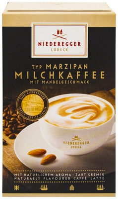 Марципановый кофе с молоком Niederegger
