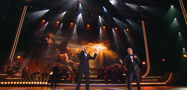 Пермяки пели вместе с Николаем Басковым и Ильей Булыгиным хит «Тебе одной» | Источник: Телеканал «Россия 1», «Вайт Медиа»