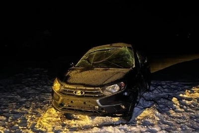 Car overturns on highway in Ulyanovsk region, woman killed