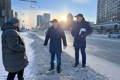 В Октябрьском районе выявили нарушения при уборке дорог