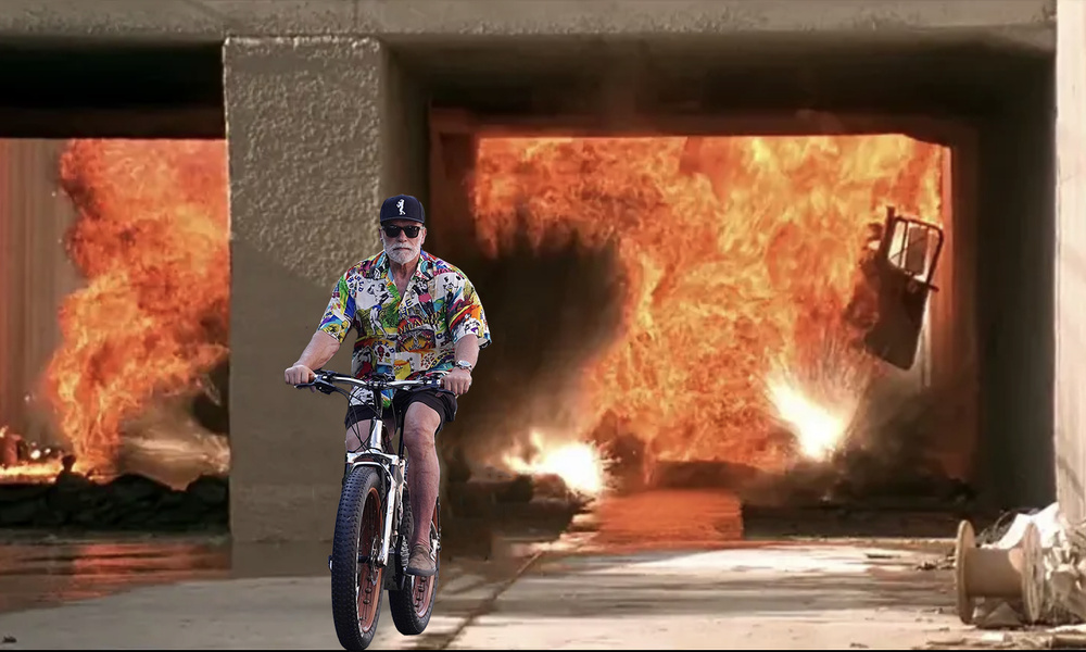 Картинка терминатор в лаве