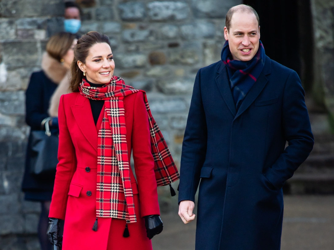 Герцог и герцогиня Кембриджские в Кардиффе во время тура на королевском поезде, 8 декабря 2020 | marieclaire.ru