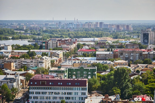…который стоит в жилом районе Волгарь | Источник: Роман Данилкин / 63.RU