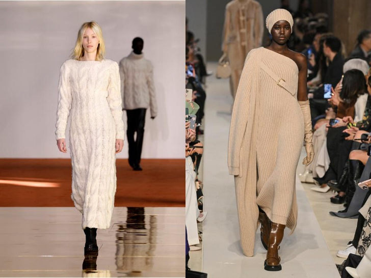 Как выбрать и носить трикотажное платье, чтобы не замерзнуть и выглядеть модно зимой 2024