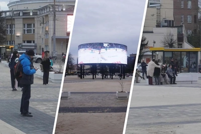 Ярославцы ликовали на площади после победы «Локомотива»