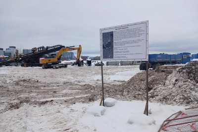 На берегу Казанки строят ЛЭП, а не канатку