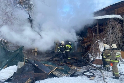 Погиб мужчина при пожаре в историческом центре Самары