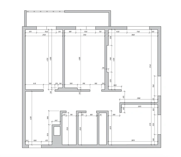 План квартиры до и после перепланировки | Источник: Shakurov design