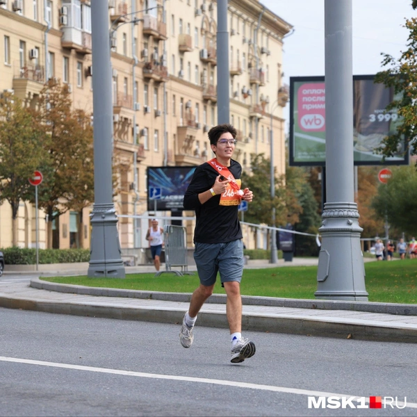 Участники забега «Московский марафон» | Источник: Татьяна Спиридонова / MSK1.RU