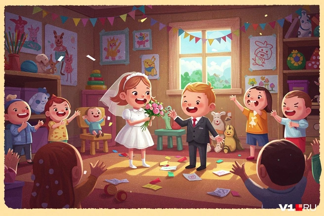 undefined Играть в свадьбу в детстве — нормальное развитие сексуальности | Источник: Полина Авдошина