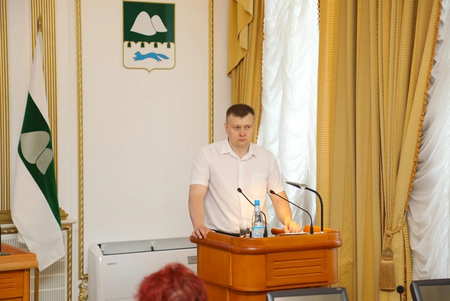 Главный врач Курганского областного наркологического диспансера Павел Подорванов  | Источник: пресс-служба Курганской областной думы