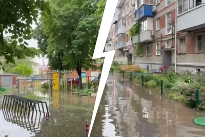 Двор в центре Краснодара тонет в фекалиях
