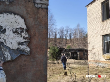 Взор Ильича на сельсовет и сараи | Источник: Михаил Мечев / MSK1.RU