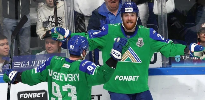 «Салават Юлаев» — «Спартак» 4:3ОТ. В серии 2-3 | Источник: КХЛ